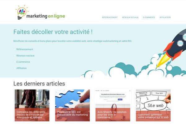 Rise theme site design template sample