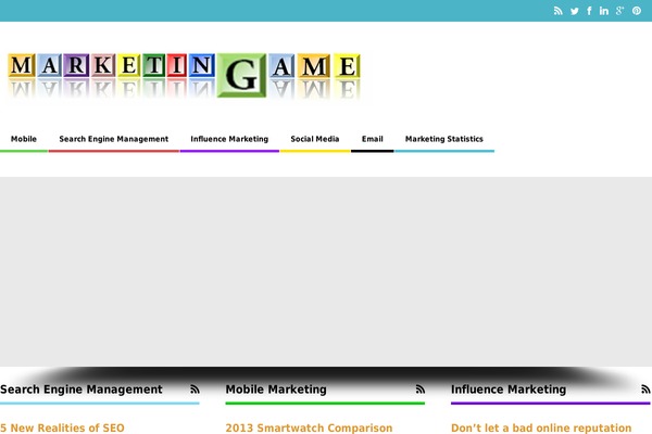 The Gossip theme site design template sample
