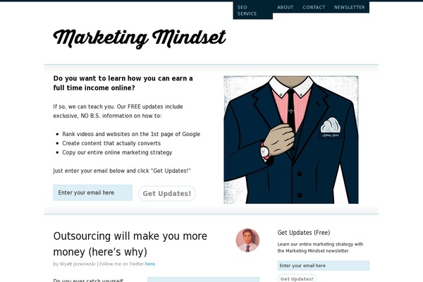 Thesis theme site design template sample