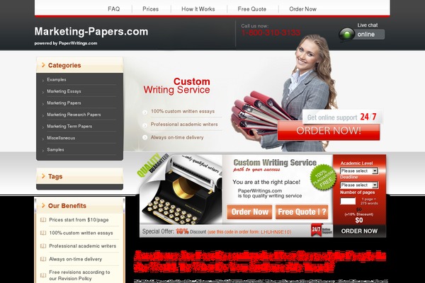 paperwritings theme websites examples