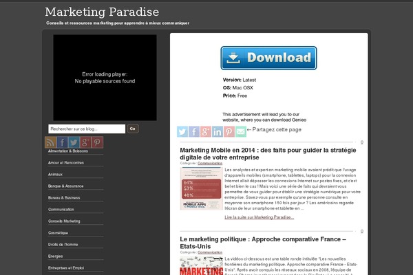 Ronan_v9 theme site design template sample
