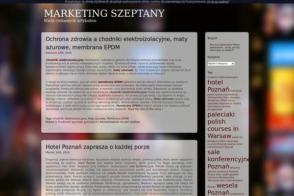 Glossy Stylo theme site design template sample
