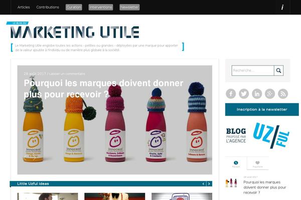 Upright theme site design template sample