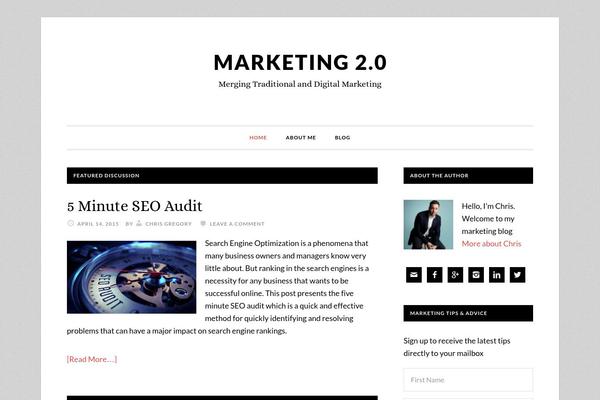 Daily Dish Pro theme site design template sample