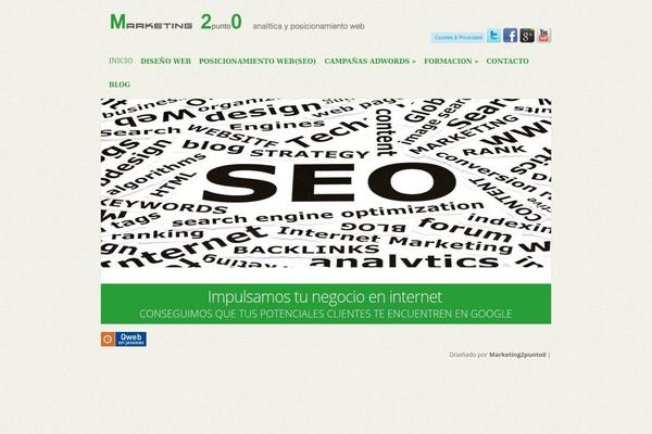 Flexible theme site design template sample