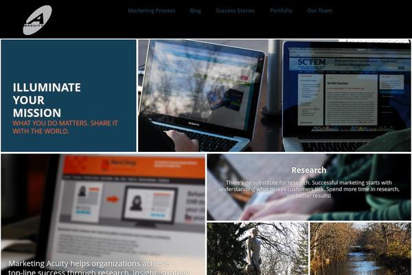 Tiny Framework theme site design template sample