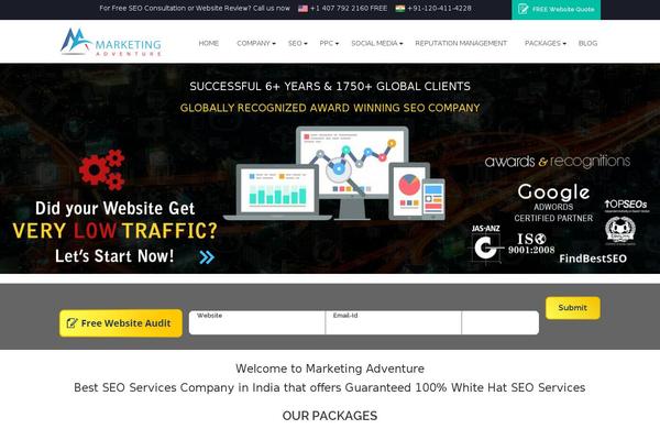 Site using Easy Testimonials plugin