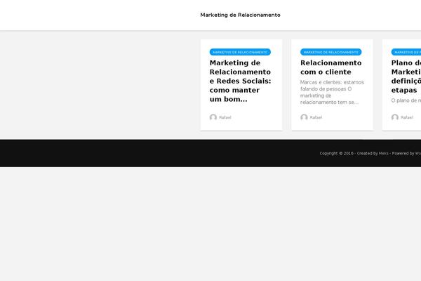 Gridlove theme site design template sample