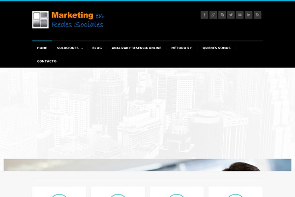 Gravity website example screenshot