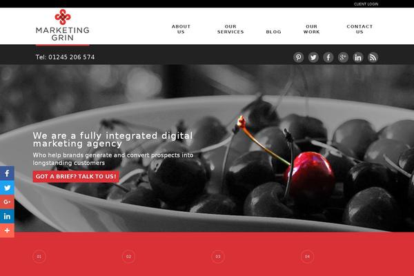 Mg theme site design template sample