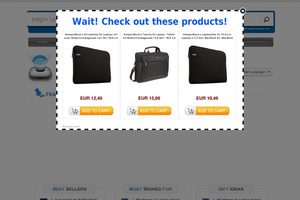 Site using Amzn plugin