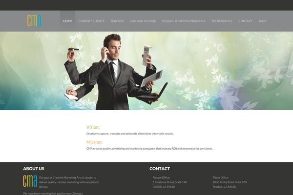 Circles theme site design template sample