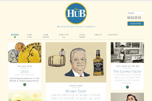 marketinghub.com site used Hubmagazine