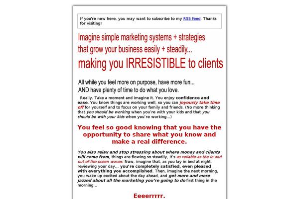 Site using What Would Seth Godin Do plugin