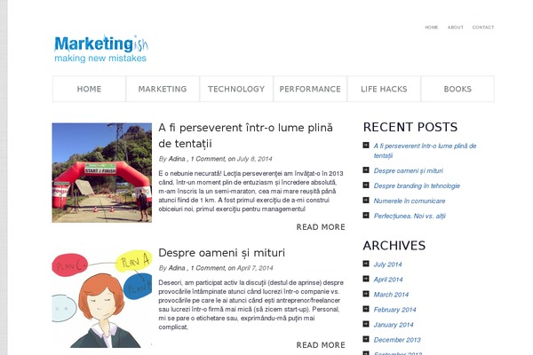 Simple theme site design template sample