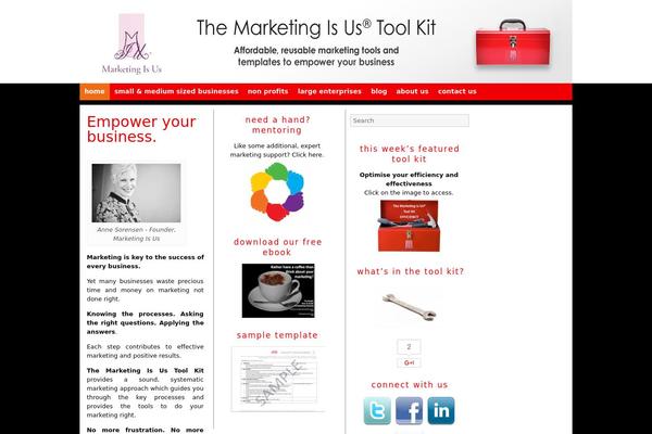 marketingisustoolkit.com site used Headway-204