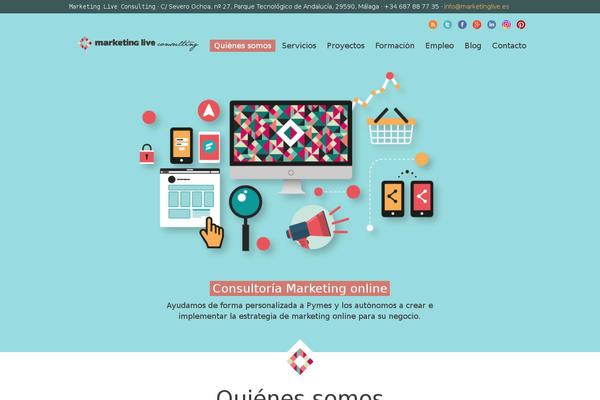 Site using TweetScroll Widget plugin