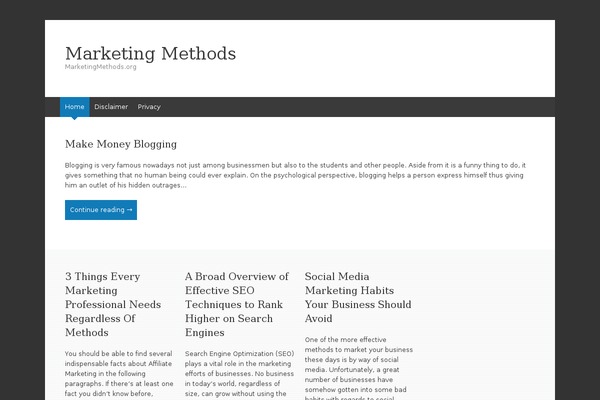 Expound theme site design template sample