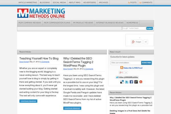 Site using Advanced-social-widget plugin