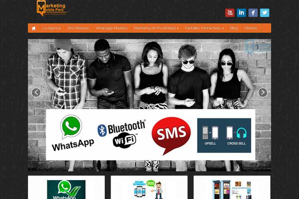 marketingmobileperu.com site used Aqua_theme