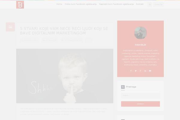 Logger theme site design template sample