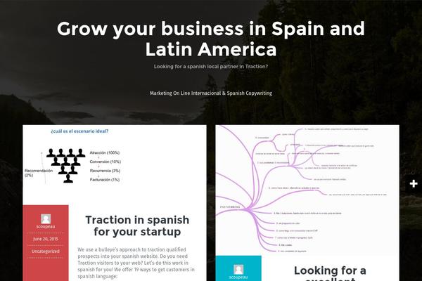 Fara theme site design template sample