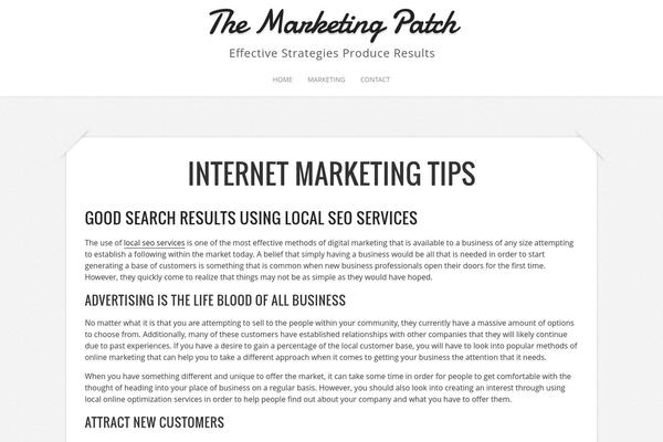 Capture theme site design template sample