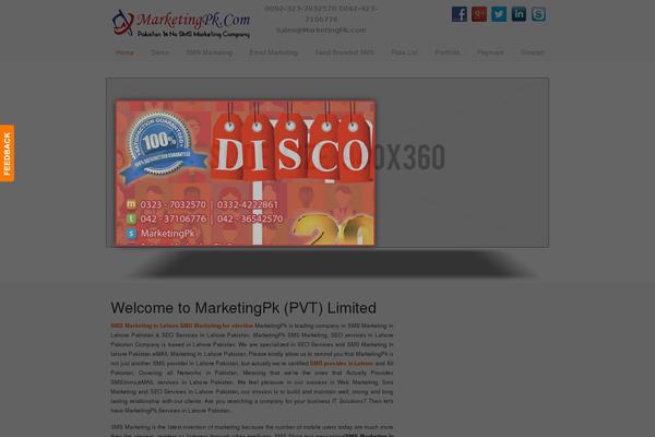 Site using Fb-messenger plugin