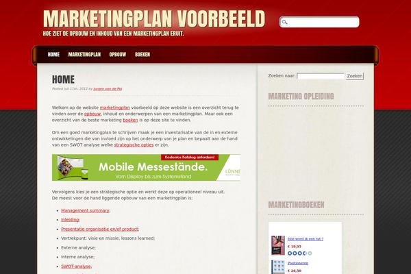 Frantic theme site design template sample