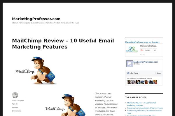 Twenty Sixteen theme site design template sample