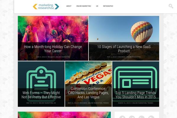 Blogoma theme site design template sample