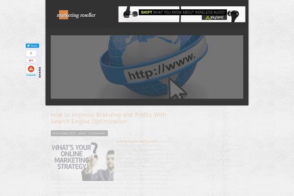 Clarion theme site design template sample
