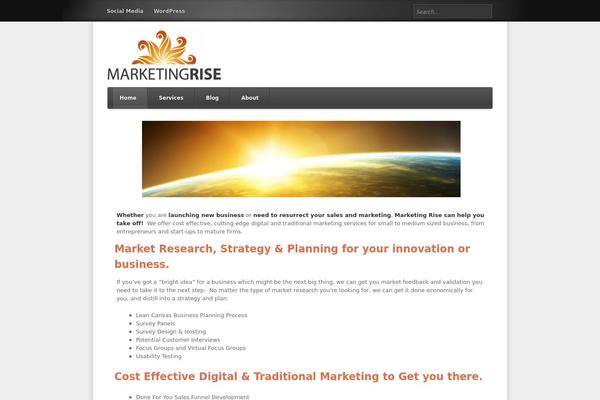Link theme site design template sample