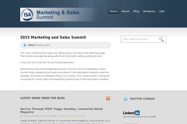 Inspire theme site design template sample