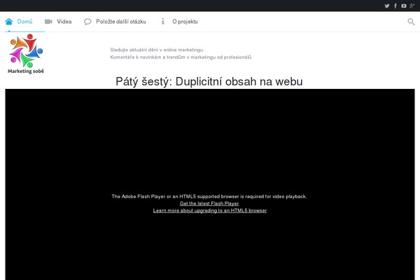 marketingsobe.cz site used Im-startup