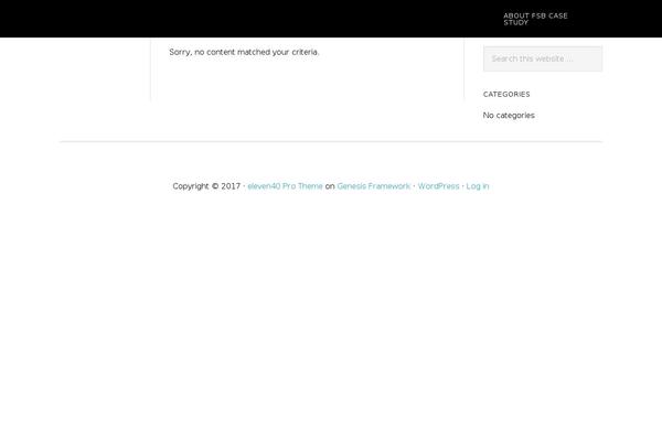 Eleven40 Pro theme site design template sample