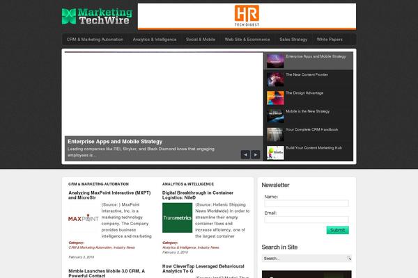 Snapwire theme site design template sample