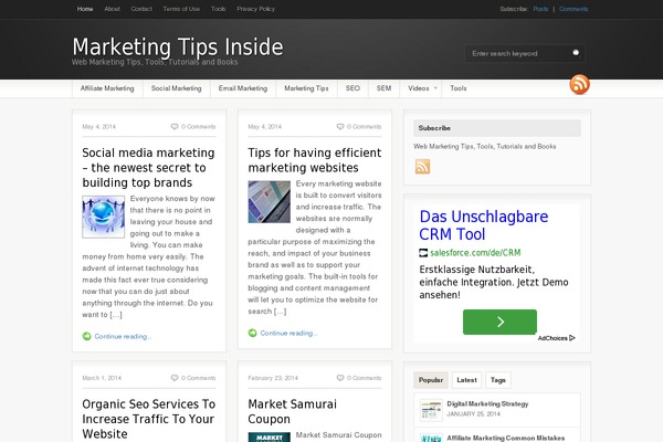 Fresh News theme site design template sample