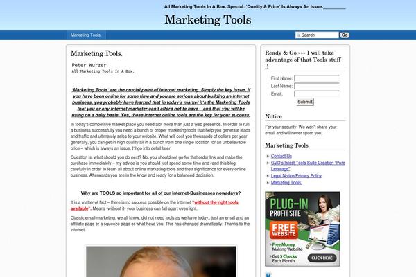 Sem Reloaded theme site design template sample