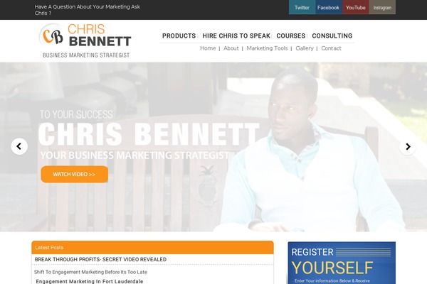 marketingwithchrisbennett.com site used Chrisbennett