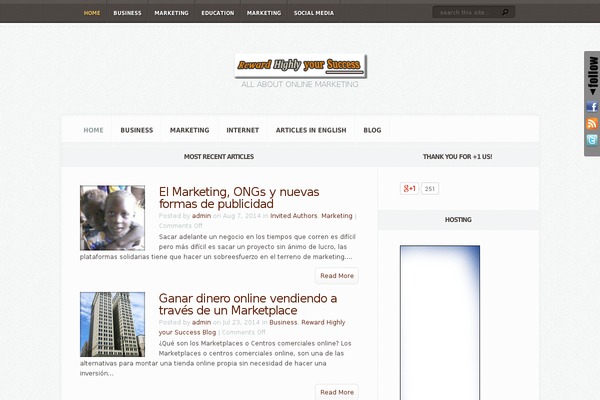 Aggregate theme site design template sample