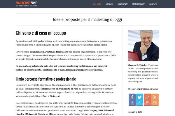 Curated theme site design template sample
