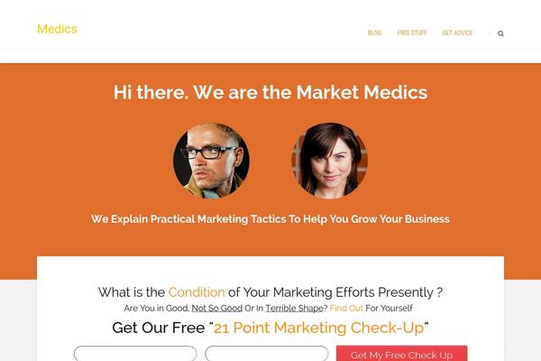 Pressive theme site design template sample