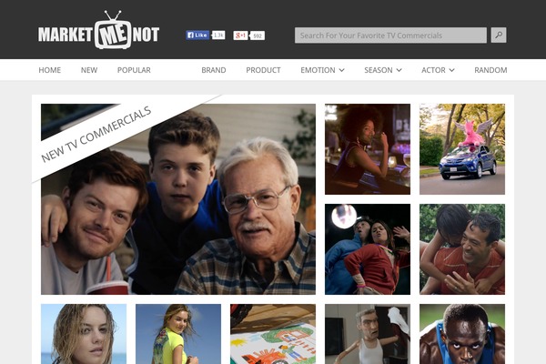 Avant theme site design template sample