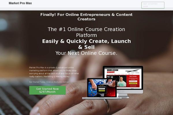 marketpromax.com site used Market Pro Max