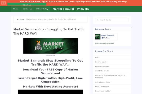 Site using Sorethumb plugin