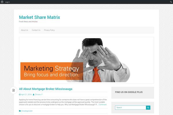 marketsharematrix.org site used Daisy Blue