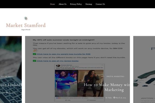 Anymags theme site design template sample