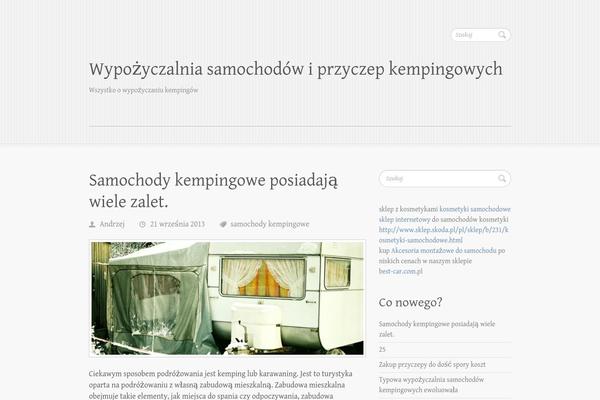 Clean Retina theme site design template sample