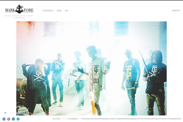 Fluxus theme site design template sample